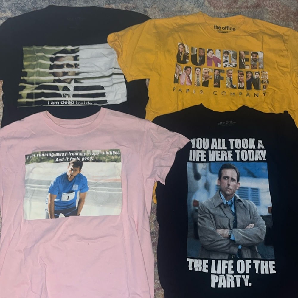 barely/ never worn the office merch T-shirts!!
